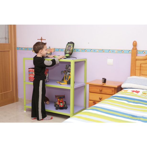 REGAL SIMONRACK 90X80X40 CM 3P/150KG ZELEN BEL SIMONHOME CLICK