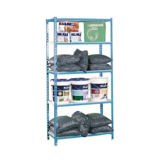 REGAL SIMONRACK 180X90X40 CM 5P/180KG MODRA BELA SIMONCLICK