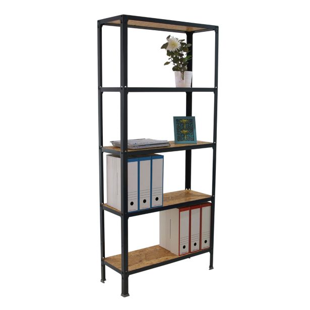 REGAL SIMONRACK 180X100X30 CM 5P/150KG ANTRACIT SIMONHOME CLICK