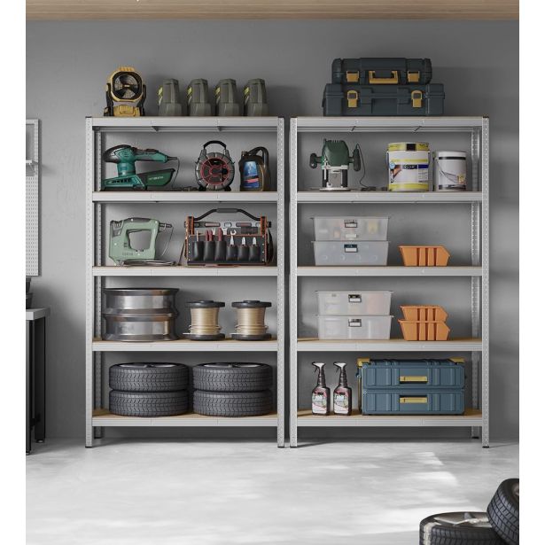 REGAL SONGMICS 200X120X60 CM 5P/175KG GLR060E01 RJAVO-SREBRNO