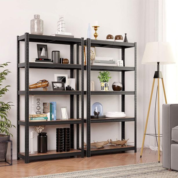 REGAL SONGMICS 150X75X30 CM 5P/175KG GLR030B01 RJAVO-ČRN