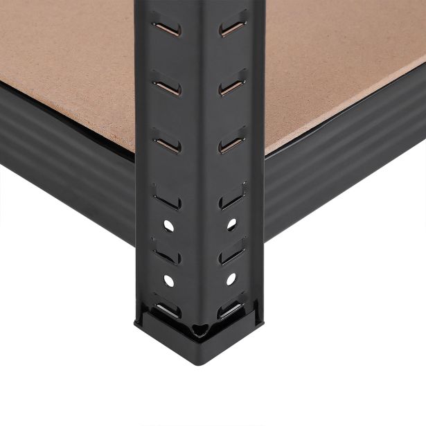 REGAL SONGMICS 200X100X50 CM 5P/120KG GLR050B01 RJAVO-ČRN