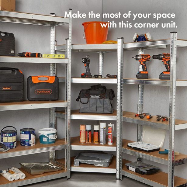 REGAL VONHAUS 150X75X30 CM 5P/175KG KOTNI GAL