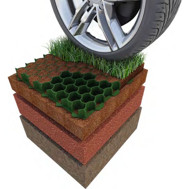 REŠETKA 2PR 2PR-SV TRAVNA ZELENA DIM.500X500X40MM