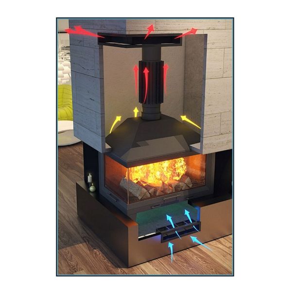 REŠETKA ZA KAMIN DARCO LINIJSKA 90X10CM