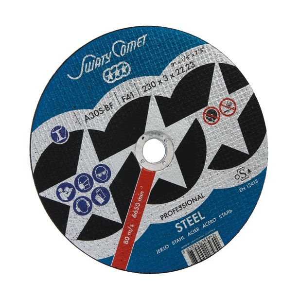 REZALNA PLOŠČA ZA JEKLO SWATYCOMET-P 400X4.5X40 MM A24S-BF