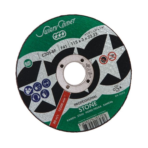 REZALNA PLOŠČA ZA KAMEN SWATYCOMET-P 230X3X22.23 MM C30S-BF