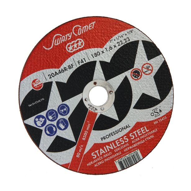 REZALNA PLOŠČA ZA RF SWATYCOMET-P 180X1.6X22.23MM 20A46R-BF INOX IN KOVINA