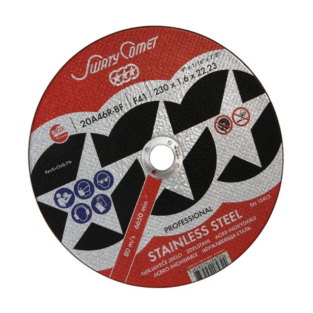 REZALNA PLOŠČA ZA RF SWATYCOMET-P 230X1.6X22.23MM 20A46R-BF INOX IN KOVINA