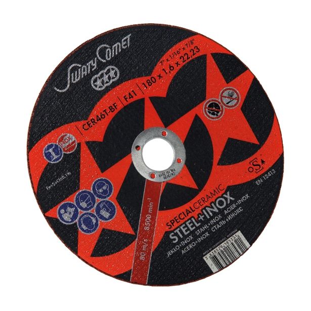 REZALNA PLOŠČA ZA RF SWATYCOMET-S 180X1.6X22.23 MM KERAMIKA F41CER46T-BF SUB. 3157874