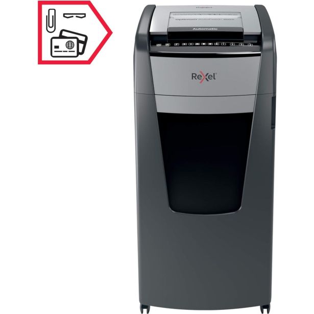 UNIČEVALNIK PAPIRJA REXEL AUTO+ 600X 4X30/P4 OPTIMUM 2020600XEU