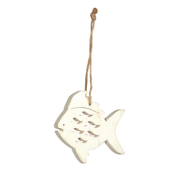 RIBA LESENA, BELA, 8X7CM