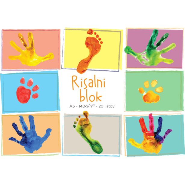 RISALNI BLOK STREET JUNIOR A3 20L