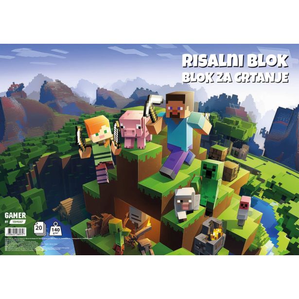 RISALNI BLOK TARGET A3 20 LISTOV 140GR. GAMER 28897