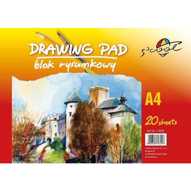 RISALNI LISTI,KOLAŽ PAPIR LEVIA 1/20 A4 90GSM 110202