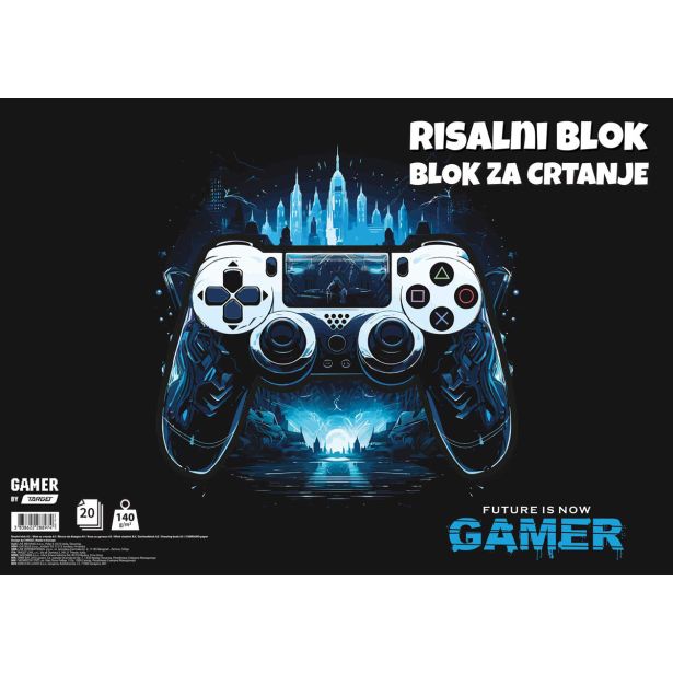 RISALNI BLOK TARGET A3 20 LISTOV 140GR. GAMER 28897
