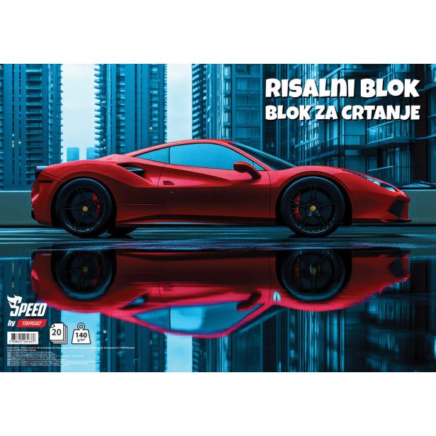 RISALNI BLOK TARGET A3 20 LISTOV 140GR. SPEED