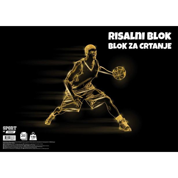 RISALNI BLOK TARGET A3 20 LISTOV 140GR. SPORT 27888