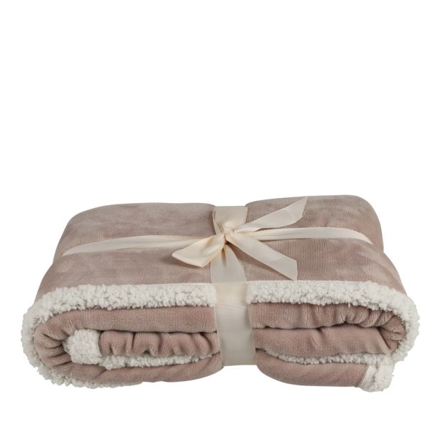 DEKORATIVNA ODEJA HOUSE OF SEASONS RJAVA 170X130 CM