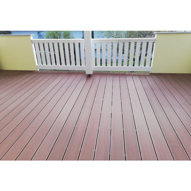 WPC DESKA ZA TERASO BAMBUSWPC RJAVA 2000X150X25 MM