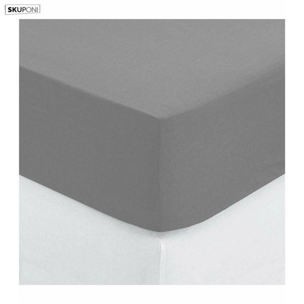 RJUHA ATMOSPHERE NAPENJALNA, SIVA, 90X190 CM, Z ELASTIKO