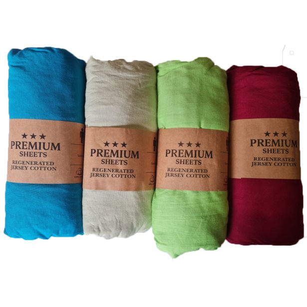 RJUHA PREMIUM SHEETS 90/100X200 JERSEY SORT. 100 BOMBAŽ