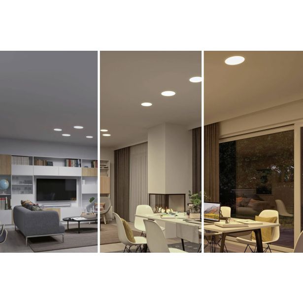 LED PANEL RL VELUNA 14W 3STEP CCT, FI=185MM IP44