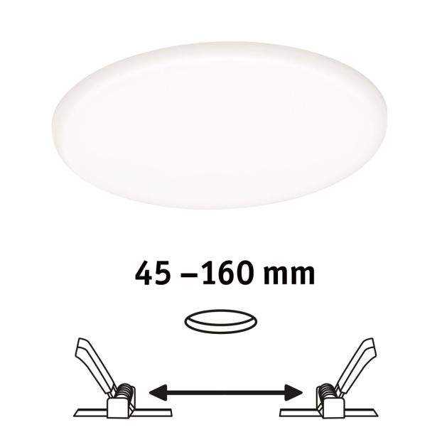 LED PANEL RL VELUNA 17.5W NW 3STEP DIM, FI=185MM IP44