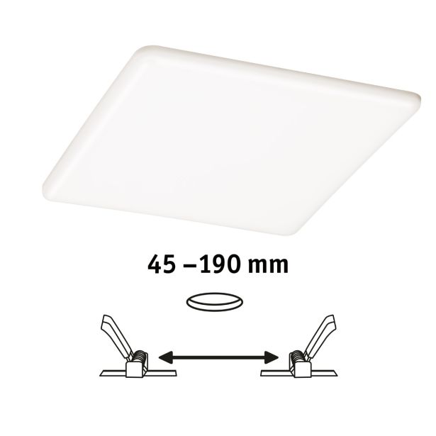 LED PANEL RL VELUNA 22W NW 3STEP DIM, 215X215MM IP44