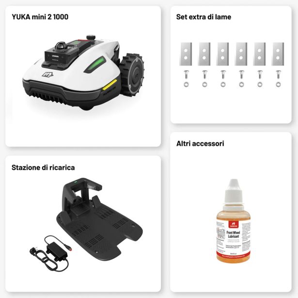 ROBOTSKA KOSILNICA MAMMOTION YUKA MINI 2 1000