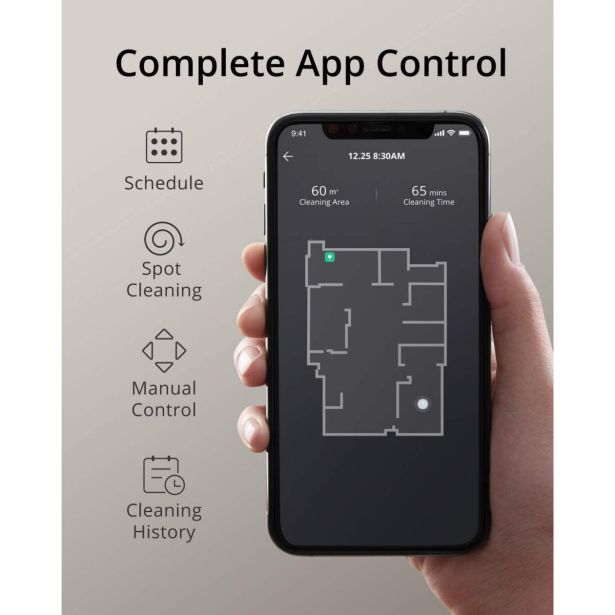 ROBOTSKI SESALNIK EUFY ROBOVAC G30 HYBRID BLACK