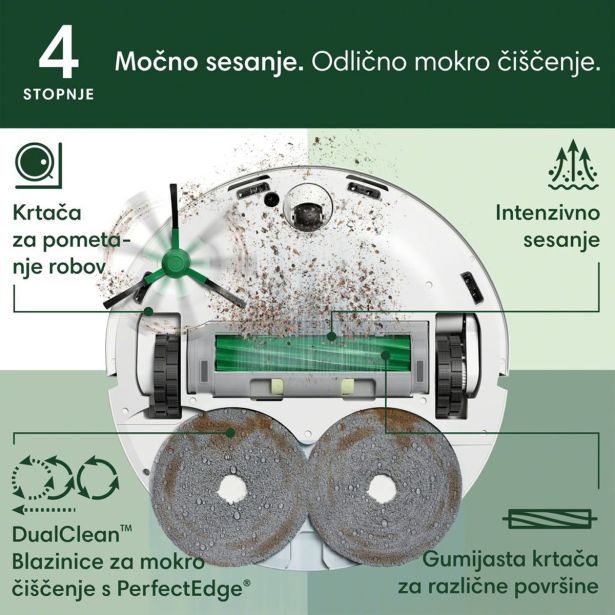 ROBOTSKI SESALNIK IROBOT 505 COMBO ROBOT + AVTOWASH