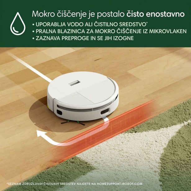 ROBOTSKI SESALNIK IROBOT COMBO 205 DUSTCOMPACTOR BEL