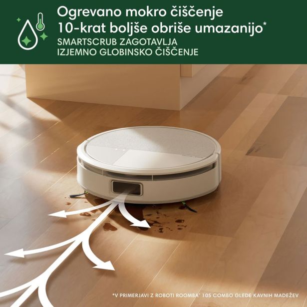 ROBOTSKI SESALNIK IROBOT MAX705 COMBO + AVTOWASH BEL