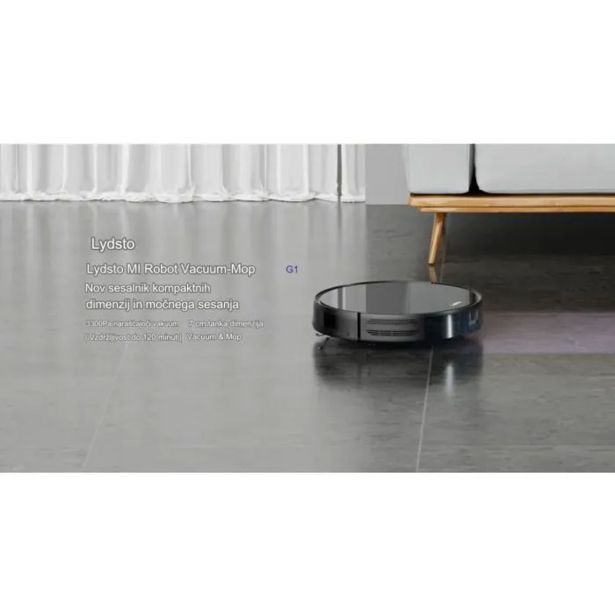 ROBOTSKI SESALNIK LYDSTO G1 ŽIROSKOPSKI NAVIGACIJSKI ČRN