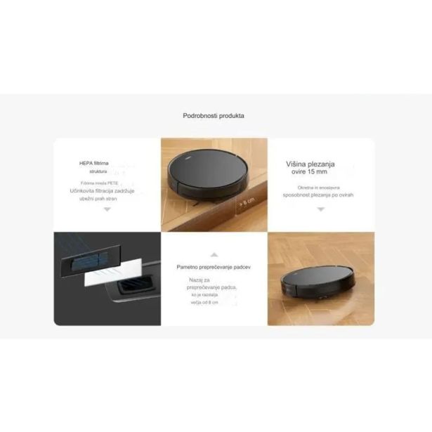 ROBOTSKI SESALNIK LYDSTO G1 ŽIROSKOPSKI NAVIGACIJSKI ČRN