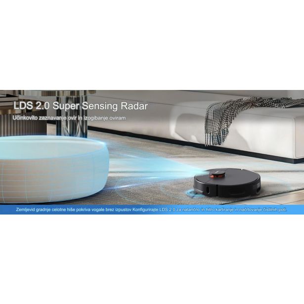 ROBOTSKI SESALNIK LYDSTO W2 SAMOČISTILNI BEL