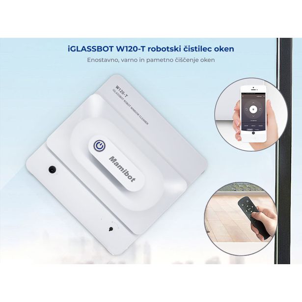 ROBOTSKI ČISTILNIK OKEN MAMIBOT IGLASSBOT W120-T