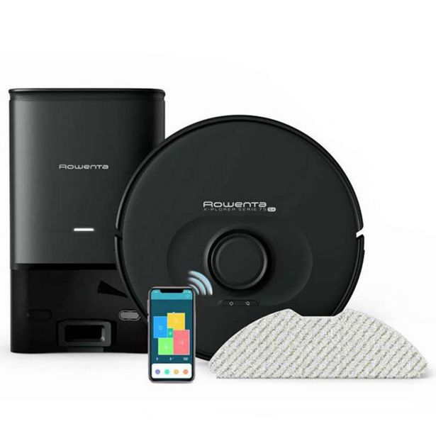 ROBOTSKI SESALNIK ROWENTA X-PLORER S75 S+, RR8595WH, MOKRO-SUHI, POSODA ZA PRAZNENJE,  ŽIVALSKA DLAKA, ALERGIKI