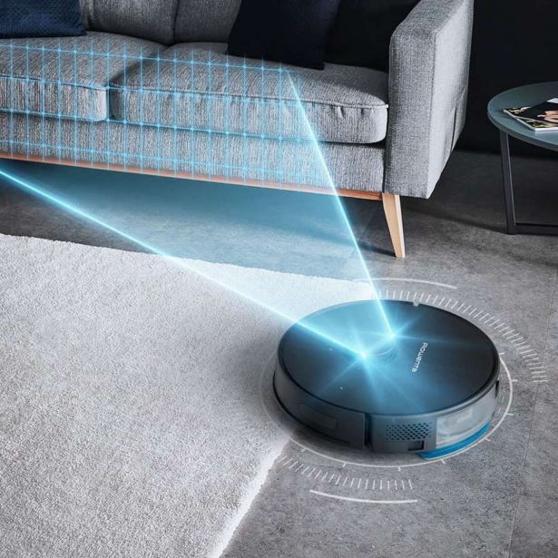 ROBOTSKI SESALNIK ROWENTA X-PLORER S75 S+, RR8595WH, MOKRO-SUHI, POSODA ZA PRAZNENJE,  ŽIVALSKA DLAKA, ALERGIKI