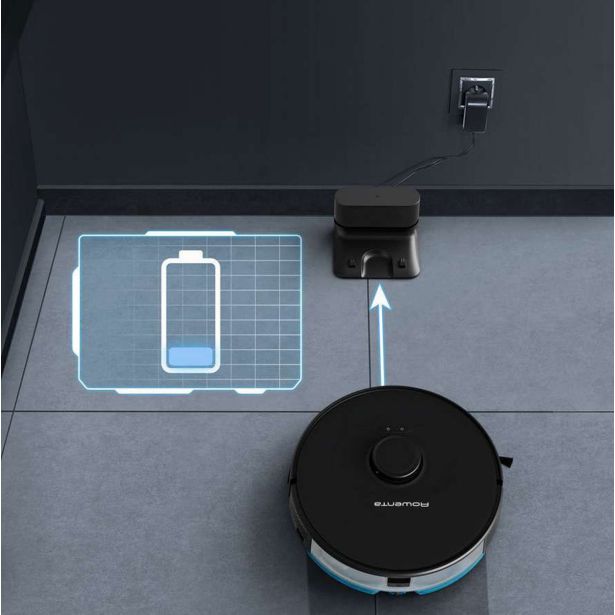 ROBOTSKI SESALNIK ROWENTA X-PLORER S75 S+, RR8595WH, MOKRO-SUHI, POSODA ZA PRAZNENJE,  ŽIVALSKA DLAKA, ALERGIKI