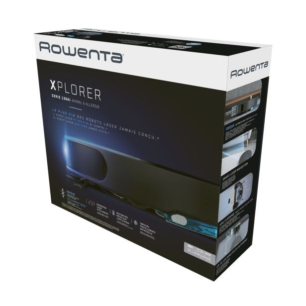 ROBOTSKI SESALNIK ROWENTA X-PLORER SERIE 130 AI, RR9075WH, MOKRO-SUHI, ZA ALERGIKE IN HIŠNE LJUBLJENČKE