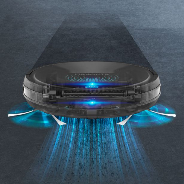 ROBOTSKI SESALNIK ROWENTA X-PLORER SERIE 45, RR8275WH, MOKRO-SUHI, 150 MINUT DELOVANJA, 3 NAČINI DELOVANJA