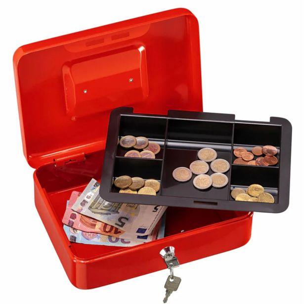 ROČNA KASETA ZA DENAR BURG-WÄCHTER MONEY 5025 RDEČA