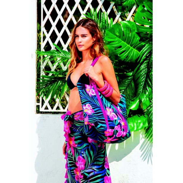 TORBA, NAHRBTNIK SORBETTO ROČNA SIDNEY 63X52X22 CM Z ZADRGO, POTISKANA