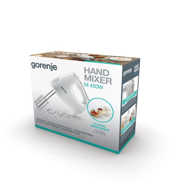 ROČNI MEŠALNIK GORENJE M 450 WS S POSODO