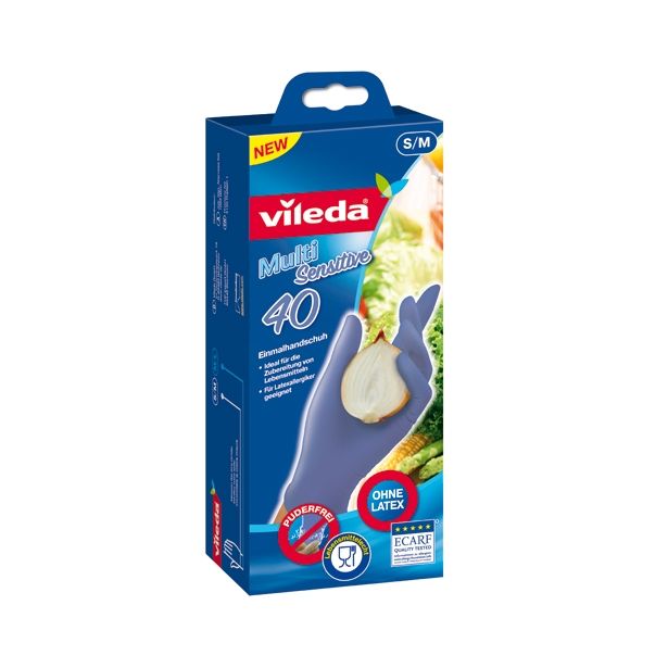 ROKAVICE VILEDA MULTI SENSITIVE 40/1 NITRIL S/M