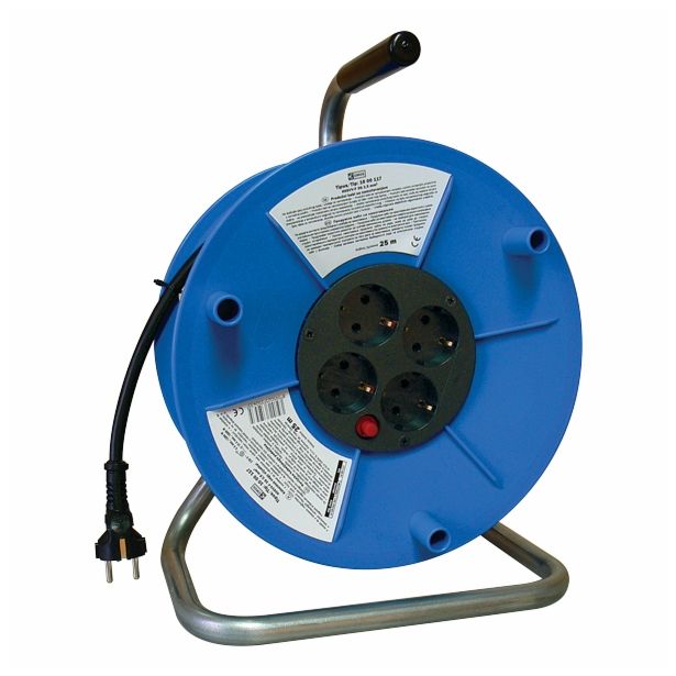 ROLETA - PVC VODNIK EMOS 25M H05VV-F 3X2.5 4 ŠUKO VTIČNICA IP20