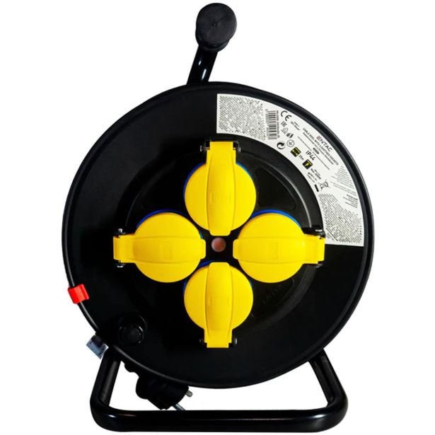 ROLETA - PVC VODNIK ENTAC PODALJŠEK NA KOLUTU 25M 4XSCHUKO VTIČNICA 3G1.5