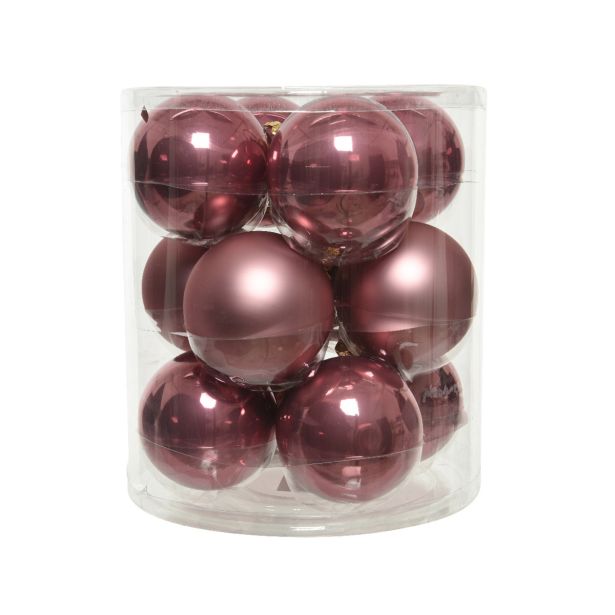 ROZA STEKLENE BUNKE, 12 KOSOV, PREMER 80 MM 